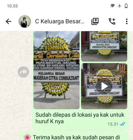 Pengiriman Papan Bunga Duka Sokoharjo Kutoarjo