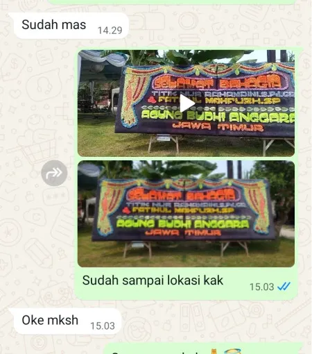 Pengiriman Papan Bunga Sokoharjo Kutoarjo